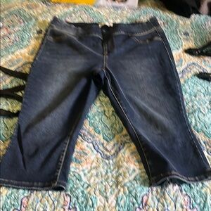 Lane Bryant Dark Blue Denim Jeans